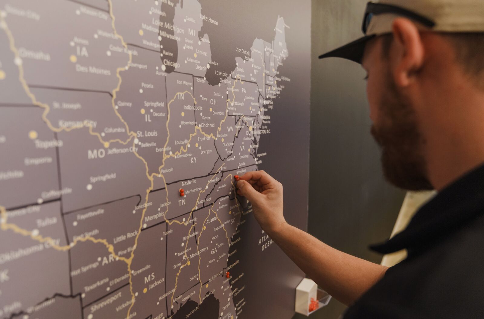 Monty's team planning territories