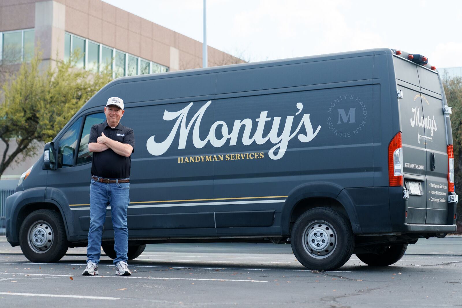 Monty's service van in Piedmont Triad, NC